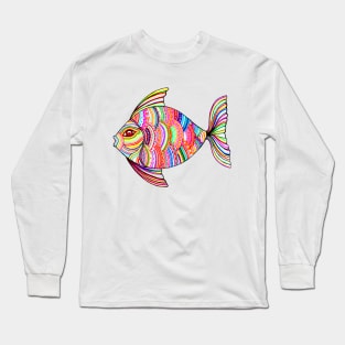 Psychedelic Fish Long Sleeve T-Shirt